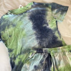 Tie-dye PJs/lounge set
